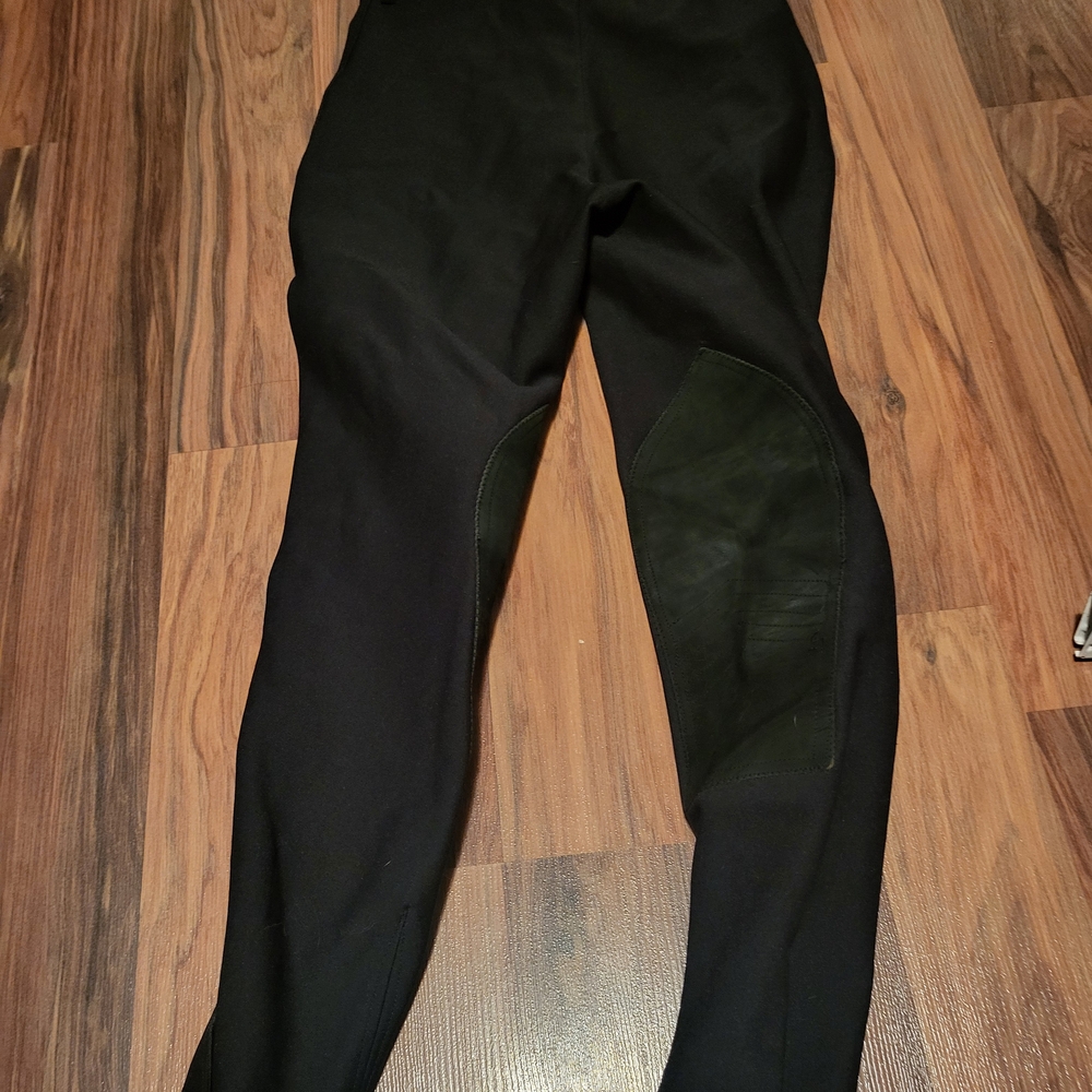 Black Eque-sport knee patch breeches